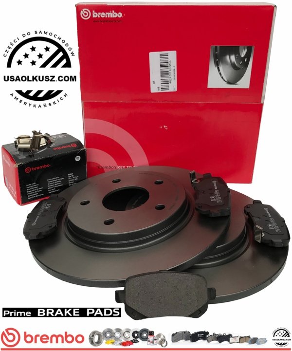 Klocki oraz tarcze hamulcowe tylne 305mm BREMBO RAM Cargo Van