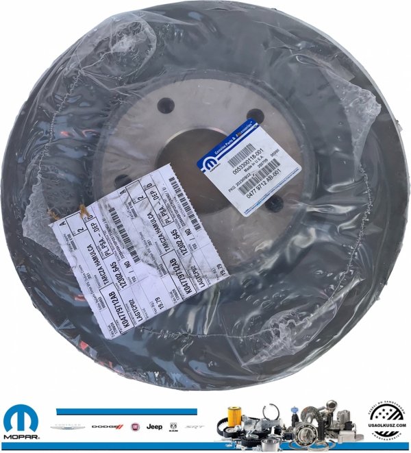 Oryginalna MOPAR tarcza hamulcowa przednia 330mm Lancia Voyager 2012-
