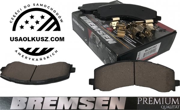 Przednie klocki + tarcze hamulcowe 350mm Ford Bronco Raptor 3,0 V6 2022-2024