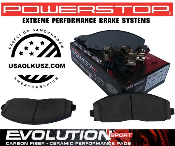 Klocki hamulcowe przednie POWERSTOP Z23 EVOLUTION SPORT Dodge RAM Cargo Van 2012-