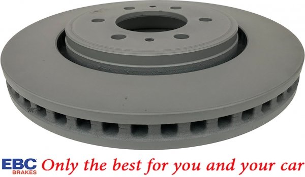 Przednie klocki Ultimax2 + tarcze hamulcowe EBC seria Premium Lincoln Navigator 2011-2021