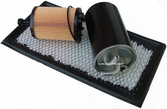 Kpl filtrów - filtr paliwa powietrza oleju Jeep Compass 2,0TD