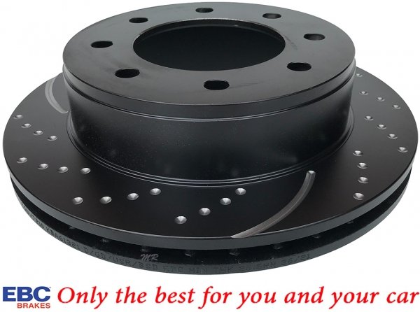 Tylna NAWIERCANA NACINANA tarcza hamulcowa 330mm EBC seria GD Chevrolet Express 2500 2003-2009