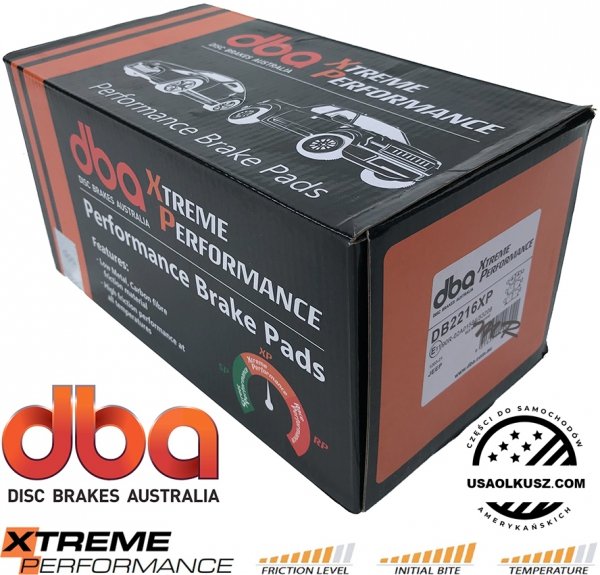 Przednie klocki hamulcowe DBA Xtreme Performance Dodge Durango 2011-