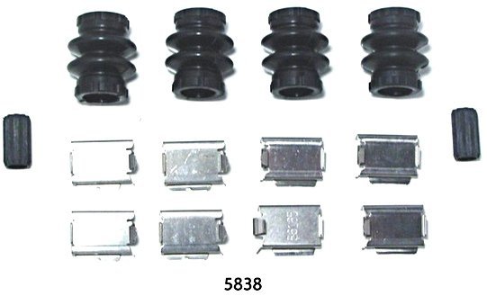 Zestaw montażowy klocków hamulcowych przednich Chevrolet Venture 2002-2004