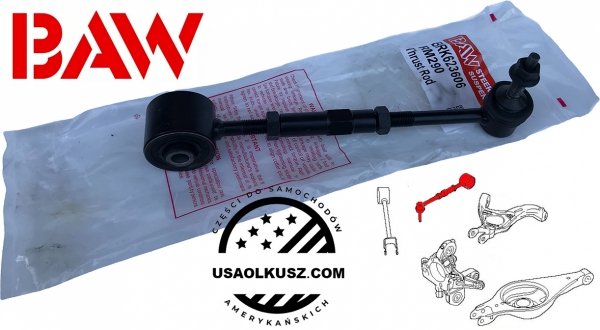 Wahacz poprzeczny drążek regulacyjny tylnego zawieszenia Ford Taurus 2011-