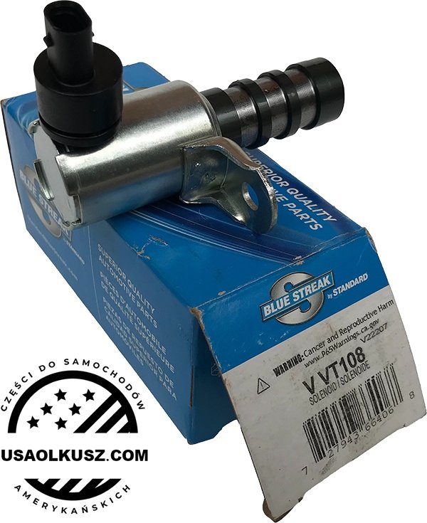 Elektrozawór zmiennych faz rozrządu VVT czarne złącze Ford Mustang 3,7 V6