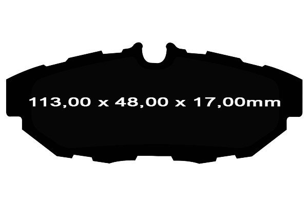 Tylne klocki Ultimax2 + tarcze hamulcowe EBC seria PREMIUM Ford Mustang 2005-2014