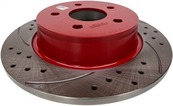 Tylne klocki + WIERCONE tarcze hamulcowe ATM 280mm Ford Kuga 2013-2016
