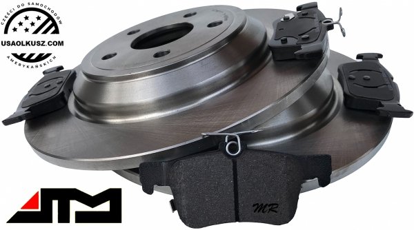 Tylne klocki + tarcze hamulcowe 302mm Ford Escape 2020-