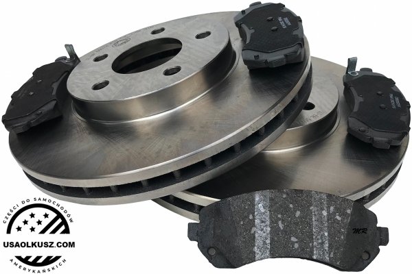Przednie klocki + tarcze hamulcowe 300mm Pontiac Montana AWD 2002-2005