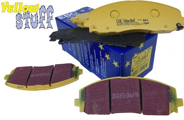 Przednie klocki YellowStuff + tarcze hamulcowe 330mm EBC seria Premium RAM Cargo Van 2012-