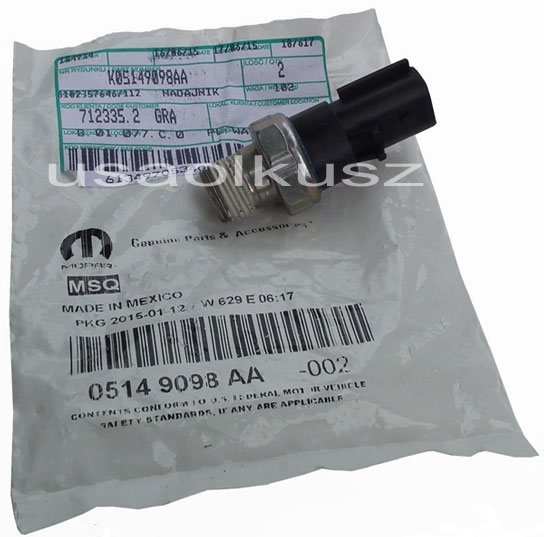 Czujnik ciśnienia oleju MOPAR silnika - kontrolka Chrysler 300M
