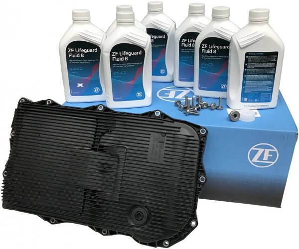 Filtr + olej skrzyni 8-SPD ZF 8HP45 Chrysler 300C 3,6 V6 2012-2013