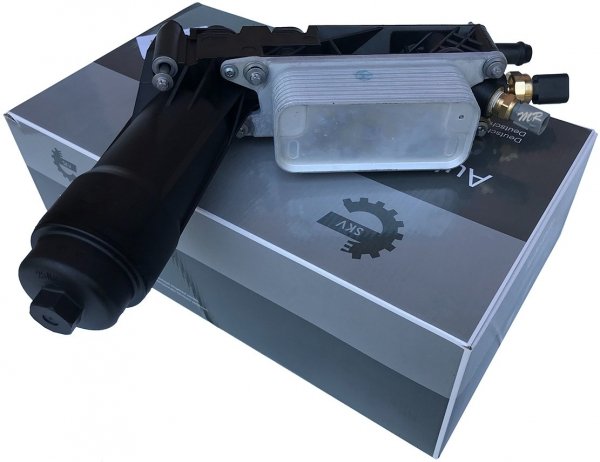 Obudowa filtra oleju z chłodnicą oraz czujnikami Lancia Voyager 3,6 V6 -2013