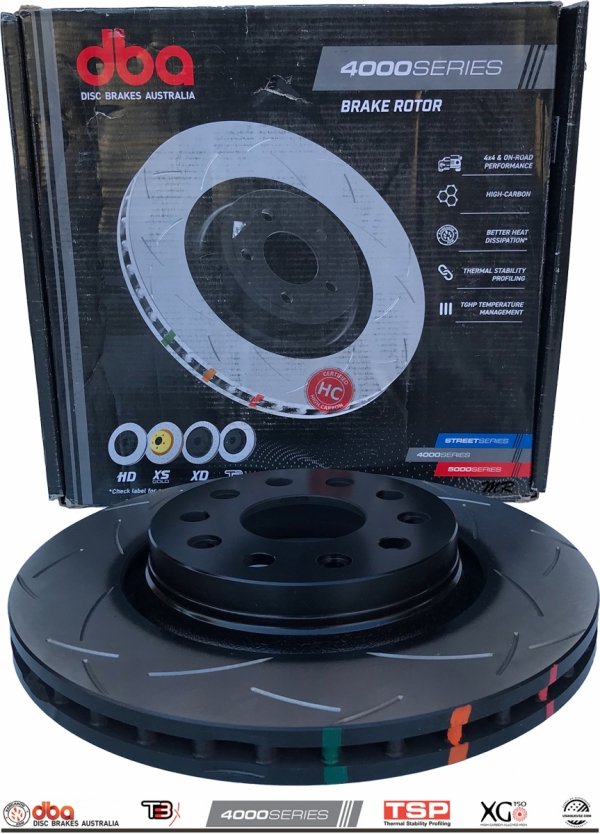 Przednia tarcza hamulcowa 28mm DBA seria 4000 T3 Jeep Wrangler JL Rubicon Sahara 2018-