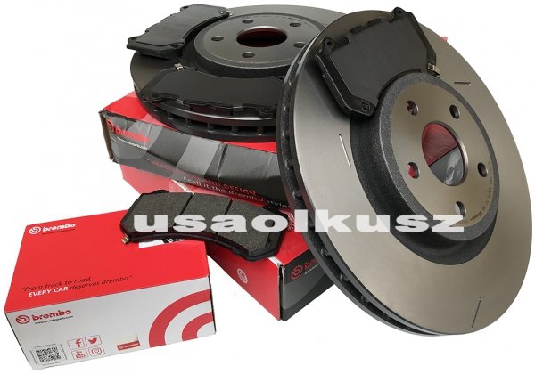 Klocki oraz tarcze hamulcowe przednie 380mm BREMBO Jeep Grand Cherokee SRT 6,4 V8 -2020