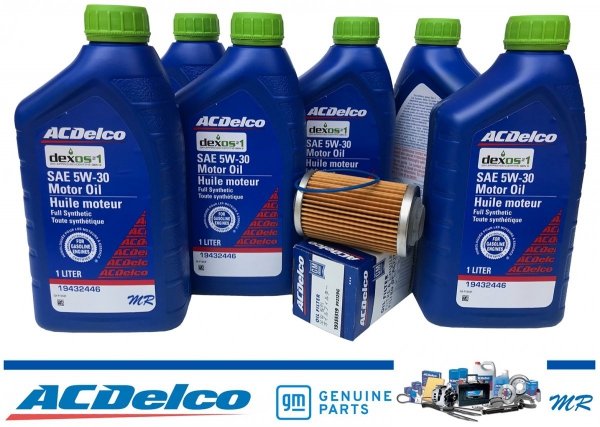 Filtr olej silnikowy 5W30 Dexos1 Gen3 Full Synthetic API SP ACDelco Chevrolet Caprice 3,6 V6