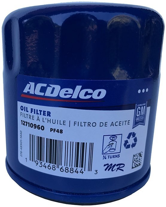 Filtr + olej silnikowy ACDelco Gold Synthetic Blend 5W30 API SP GF-6 Cadillac CTS V8 -2015
