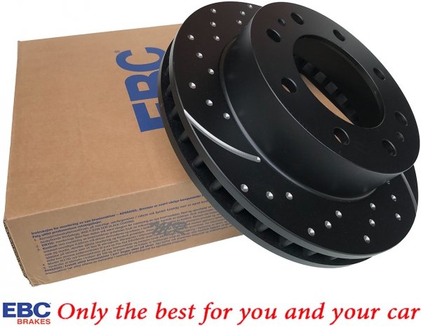 Przednia NAWIERCANA NACINANA tarcza hamulcowa EBC seria GD Chevrolet Express 2500 2003-2021