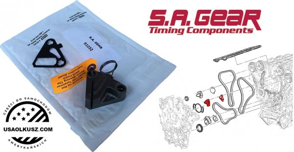 Napinacz lewego łańcucha rozrządu Chevrolet Captiva Sport V6 2008-2015