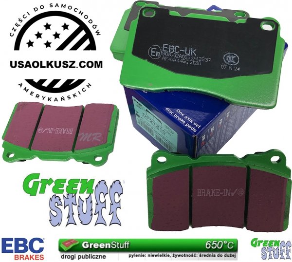 Klocki hamulcowe przednie EBC GreenStuff Cadillac CTS-V -2007