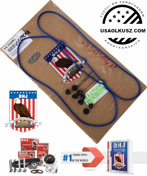 Uszczelki śrub oraz pokryw zaworów Pontiac GTO