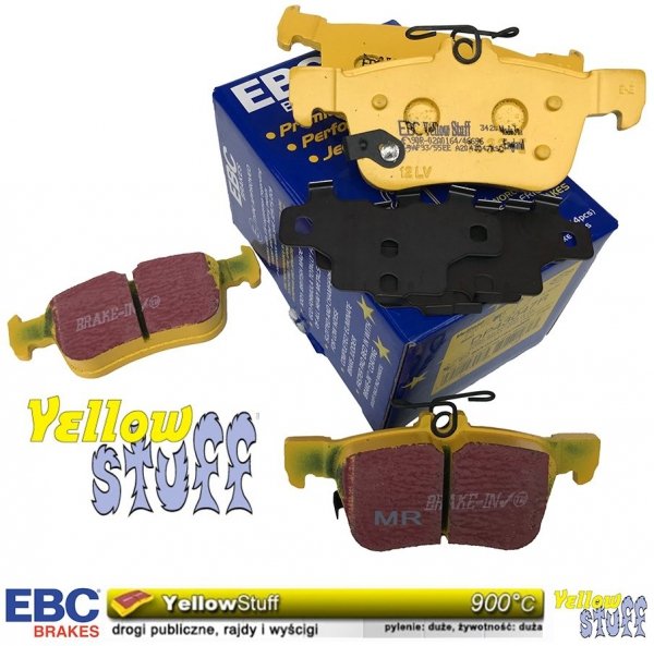 Klocki hamulcowe tylne EBC YellowStuff Lincoln Continental 2017-