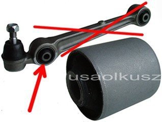 Tuleja przedniego dolnego wahacza poprzecznego zewn Dodge Avenger 1995-2000