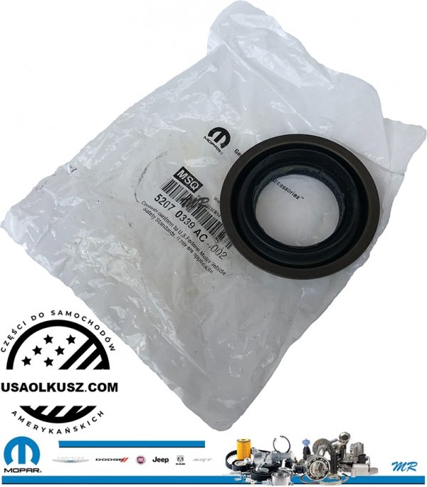 Oryginalny MOPAR uszczelniacz wałka ataku tylnego mostu DANA 8,25 Mitsubishi Raider 2006-2008