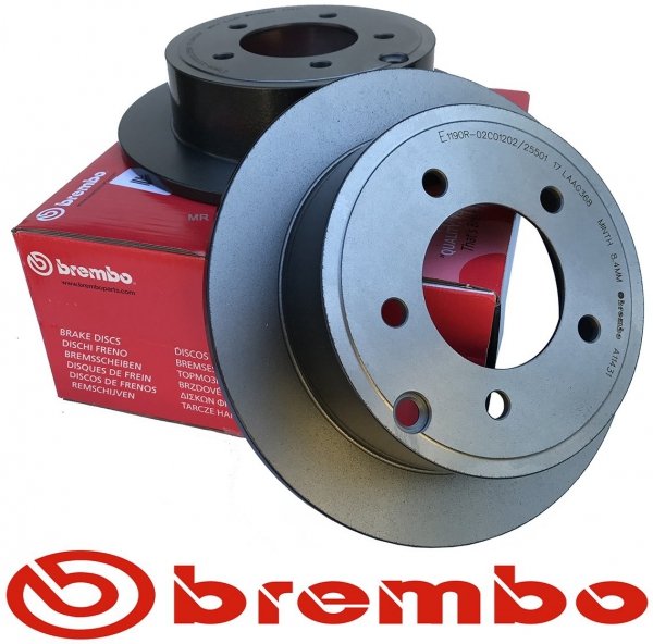 Klocki oraz tylne tarcze hamulcowe BREMBO 262mm Chrysler Sebring 2007-