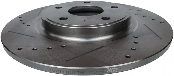 Tylna WIERCONA nacinana tarcza hamulcowa 328mm Lancia Voyager