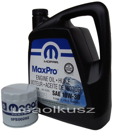 Filtr Oleju Olej Mopar 10w30 Chrysler Pacifica Oleju Silnika