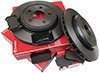 Klocki oraz tarcze hamulcowe tylne 350mm BREMBO Dodge Durango SRT Hellcat