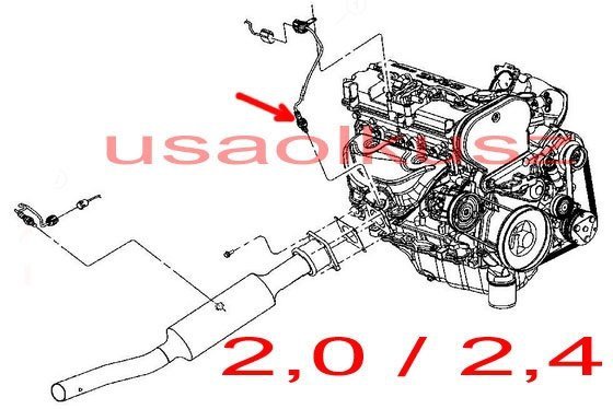 Sonda lambda Dodge Caliber 2011-