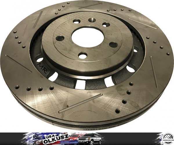 Przednia NACINANA NAWIERCANA tarcza hamulcowa 352mm Ford Explorer 2013-2019