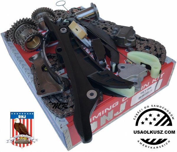 Zestaw rozrządu napinacze prowadnice łańcuchy koła zębate Chrysler Voyager 3,6 V6 2020-