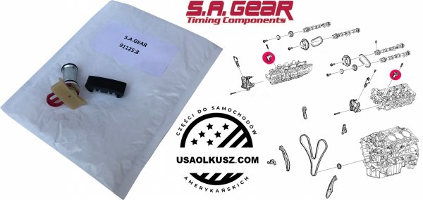 Napinacz hydrauliczny łańcucha wałków rozrządu silnika Lincoln Continental 3,7 V6