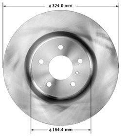 Przednie klocki oraz tarcze hamulcowe Infiniti G35 2003-2004 Brembo system !!!