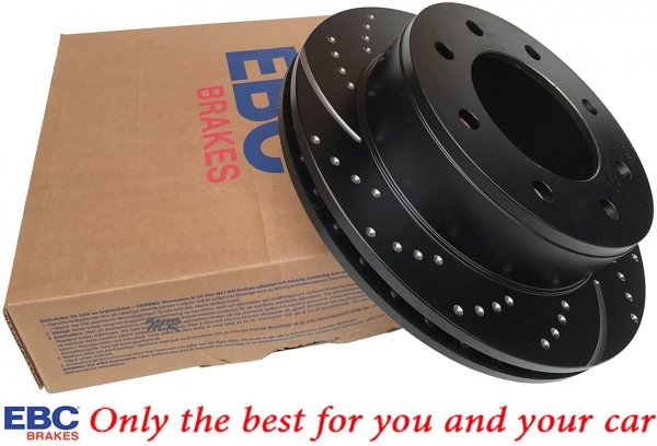 Tylna NAWIERCANA NACINANA tarcza hamulcowa 330mm EBC seria GD GMC Yukon XL 2500 2000-2007