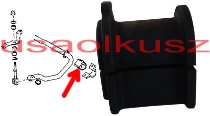 Guma tuleja stabiliza tylnego 24,5mm Lexus LX570 2007-