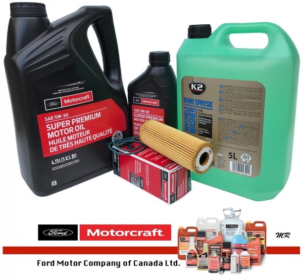 Filtr olej silnika 5W30 MOTORCRAFT Lincoln MKX 2,7 V6 EcoBoost