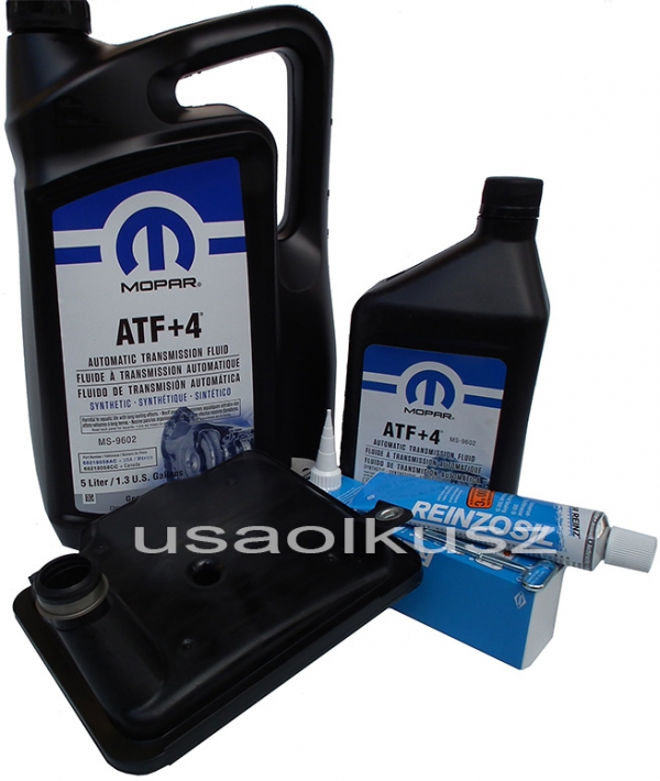 Filtr oraz olej MOPAR ATF+4 skrzyni biegów 6-SPD 62-TE Chrysler Pacifica 2007-2008