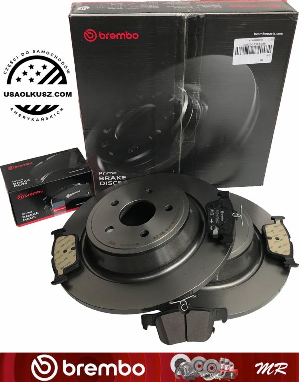 Tylne klocki + tarcze hamulcowe brembo 316mm Lincoln MKC 2015-2019