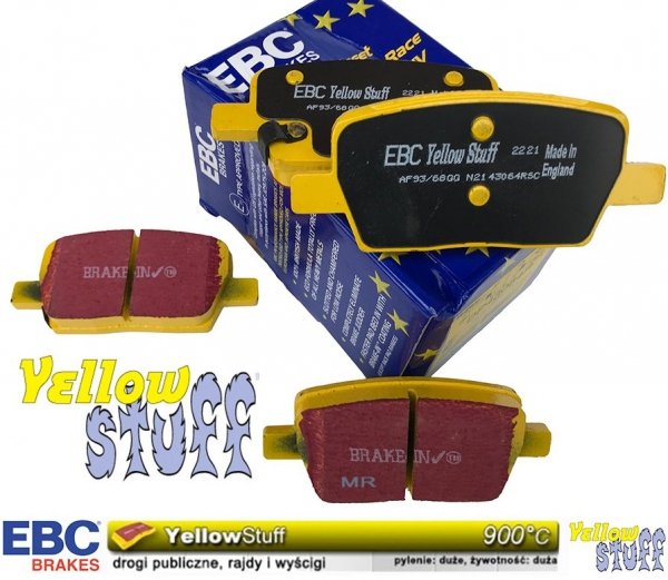 Klocki hamulcowe tylne EBC YellowStuff Chevrolet Camaro 2016-