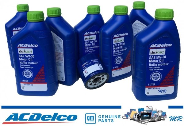 Filtr + olej silnikowy 5W30 Dexos1 Gen3 Full Synthetic API SP ACDelco Oldsmobile Bravada 4,2 L6