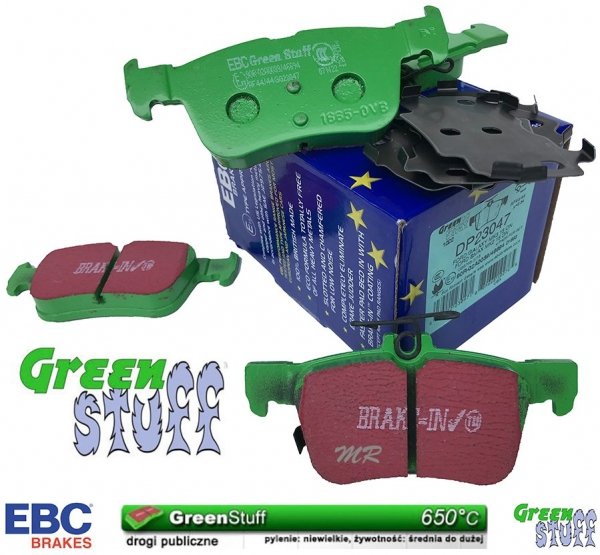 Klocki hamulcowe tylne EBC GreenStuff Ford Escape 2017-