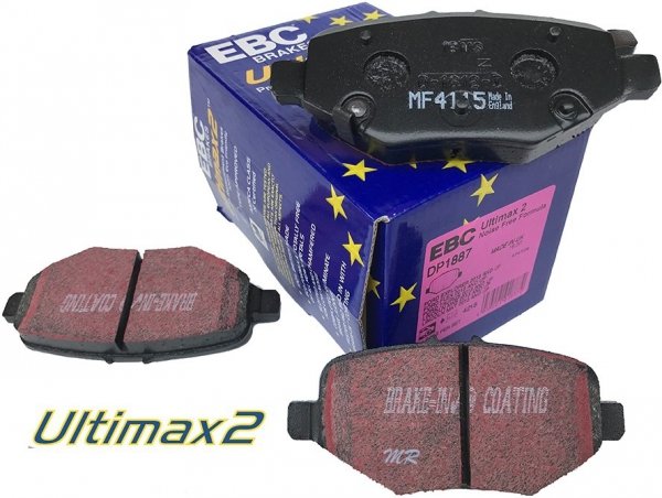 Tylne klocki hamulcowe do tarcz 345mm EBC Ultimax2 Lincoln MKT 2013-2014