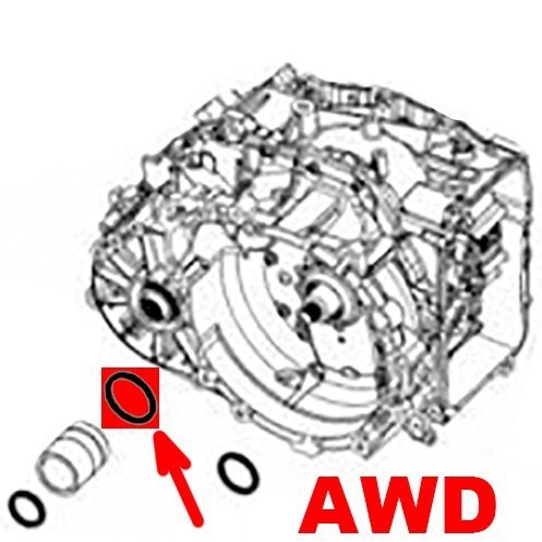 Uszczelniacz półosi prawej zewnętrzny 9HP48 Jeep Compass AWD 2,4 2017-2020