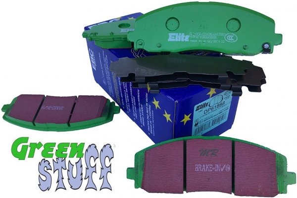 Przednie klocki GreenStuff + tarcze hamulcowe 330mm EBC seria Premium Fiat Freemont 2012-
